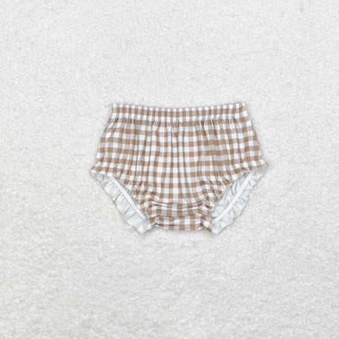 SS0365  toddler clothes ginghamgirl summer bummies shorts