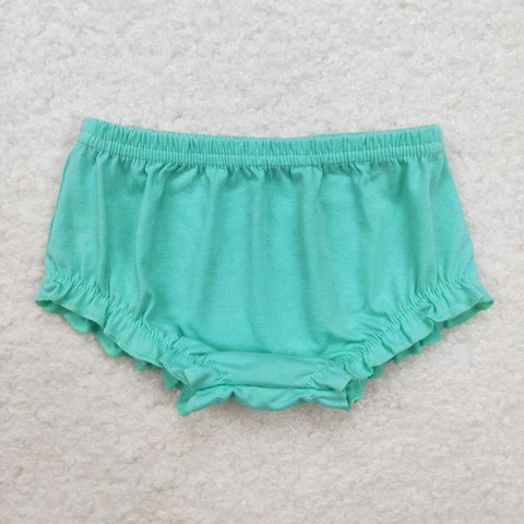 SS0366   toddler clothes green summer bummies shorts