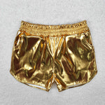 SS0417   baby girl clothes golden girl summer shorts