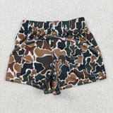 SS0465   baby girl clothes black leopard print girl summer yoga shorts