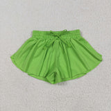 RTS toddler clothes matching clothing solid color shorts kids summer clothing