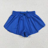SS0552 baby girl clothes blue girl summer shorts yoga clothes