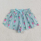 SS0580   baby girl clothes strawberry girl summer shorts