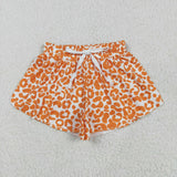 SS0584   baby girl clothes leopard print girl summer shorts