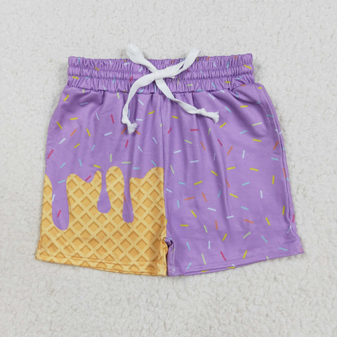 SS0621 baby girl clothes purple girl summer shorts