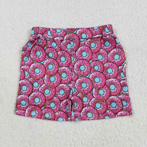 SS0632   baby boy clothes donuts print boy summer shorts