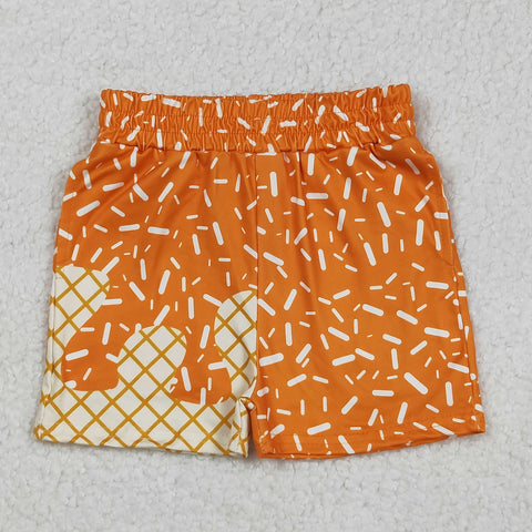 SS0639  baby boy clothes ice cream print boy summer shorts