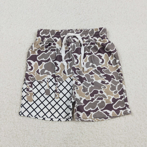 SS0646 baby boy clothes camo print boy  summer shorts