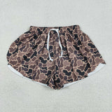 SS0767   adult clothes camo print adult women summer yoga shorts