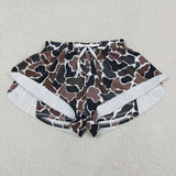 SS0768  adult clothes camo print adult women summer yoga shorts