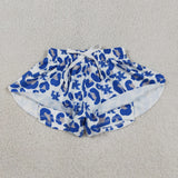 SS0812  baby girl clothes state camo print girl yoga summer shorts