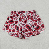 SS0817  baby girl clothes state camo print girl yoga summer shorts