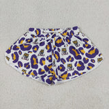 SS0821   baby girl clothes state camo print girl yoga summer shorts