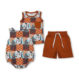 RTS kids matching clothing cowboy print clothing boy summer clothing-2026.1.21