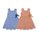 RTS Matching clothing kids gingham print clothing girl summer yoga clothing-2026.4.1