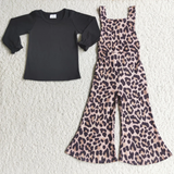 RTS kids clothes camo print girls matching clothes jumpsuit set-2025.10.13
