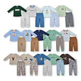 RTS toddler clothes matching clothing baby embroidery hunting top kids winter clothing 2-2025.9.9