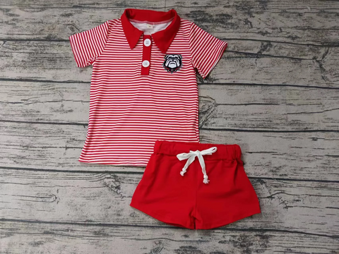 Order Deadline：16th June Split order baby boy clothes state boy summer shorts set