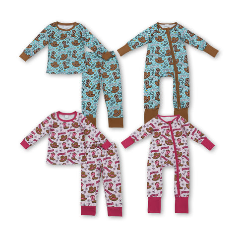RTS kids matching clothing howdy print clothing baby winter clothing-2025.11.5