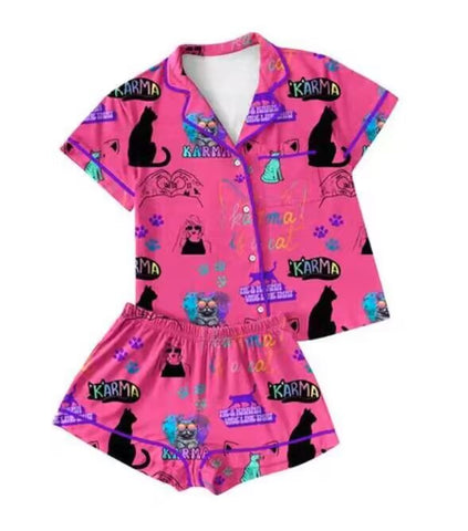 Order Deadline:13th Apr. Split order adult clothes adult women 1989 singer pajamas set