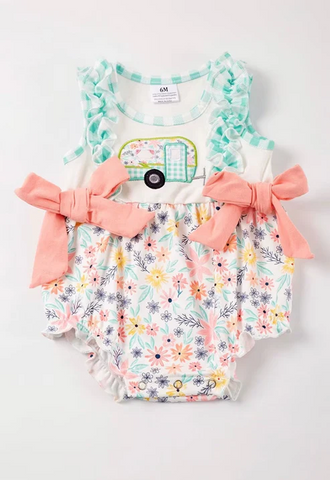 Order Deadline:6th Mar. Split order baby girl flower summer bubble