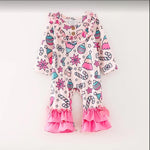 Order Deadline：6th Sept. Split order baby girl cartoon winter romper