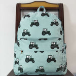 Children farm tractor green backpack