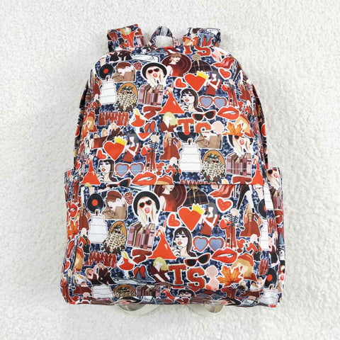 BA0173  toddler backpack 1989 singer girl gift back to school preschool bag