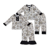 RTS kids matching clothing happy new year print clothing baby winter clothing-2025.10.22