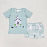 BSSO0858  3-6M to 7-8T baby boy clothes church toddler boy summer outfits