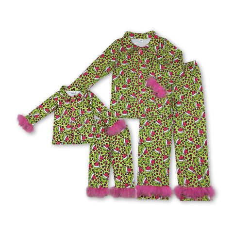 RTS toddler clothes matching cartoon print clothing  mama kids christmas clothes-2025.10.22