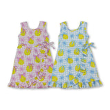 RTS Matching clothing kids lemon print clothing girl summer yoga clothing-2026.4.1
