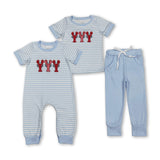 RTS kids matching clothing embroidery crayfish print clothing boy spring clothing-2025.12.17