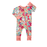 Order Deadline:18th Apr. Split order baby girl camping summer romper