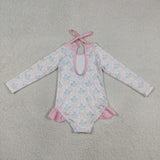S0655   baby girl clothes flower girl summer swimsuit beach wear