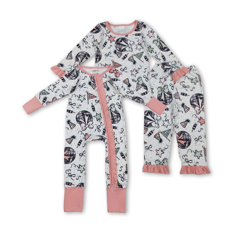 RTS kids matching clothing happy birthday print clothing girl winter clothing-2025.10.22