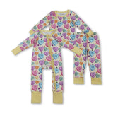 RTS kids matching clothing heart print clothing girl Valentine clothing-2025.12.3