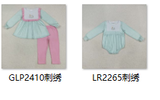 RTS kids matching clothing embroidery cartoon print clothing girl christmas winter clothing-2025.8.2