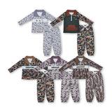 RTS kids matching clothing embroidery camo print clothing baby boy winter clothing-2025.10.14