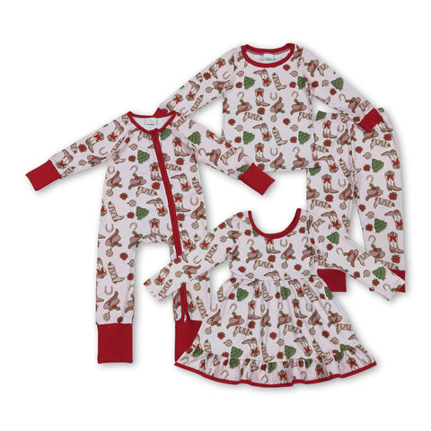 RTS kids matching clothing boost print clothing girl christmas winter clothing-2025.9.19