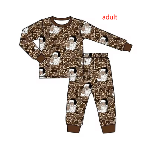 Order Deadline:4th Nov. Split order adult clothes leopard print adult men pajamas set