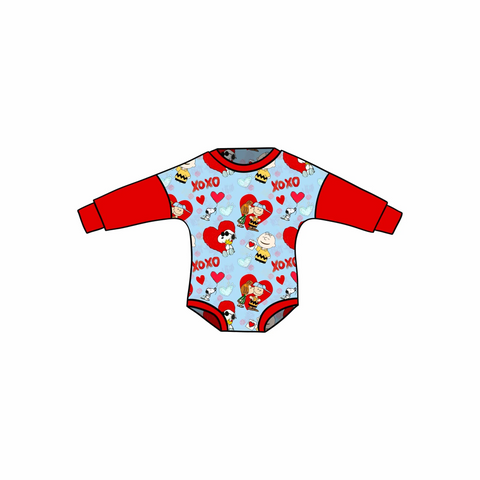 Order Deadline：28th Nov. Split order baby girl cartoon girl Valentine's Day romper