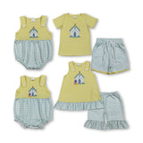 RTS kids matching clothing embroidery church print clothing baby easter summer clothing-2026.1.6