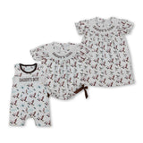 RTS kids matching clothing embroidery  mallard print clothing baby summer clothing-2025.12.18