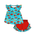 Order Deadline:29th Apr. Split order toddler clothes cartoon girl  summer set