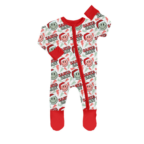 Order Deadline：3rd Nov. Split order baby boy smile boy christmas romper