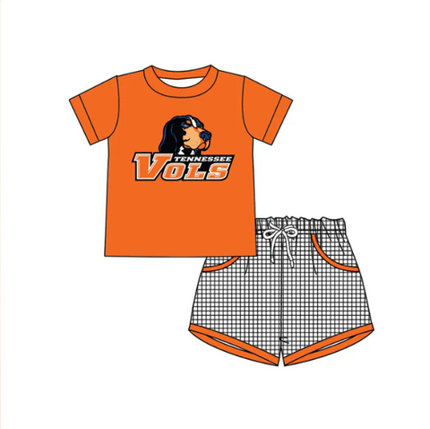 Order Deadline:27th Apr. Split order baby boy clothes state boy summer shorts set