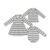 RTS kids matching clothing stripe  print clothing baby girl mardi gras clothing-2025.12.8
