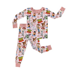 Order Deadline:26th Oct. Split order baby girl  clothes cartoon girl winter pajamas set