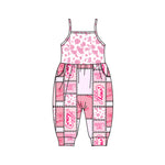 Order Deadline:27th Apr. Split order baby girl pink leopard print summer romper